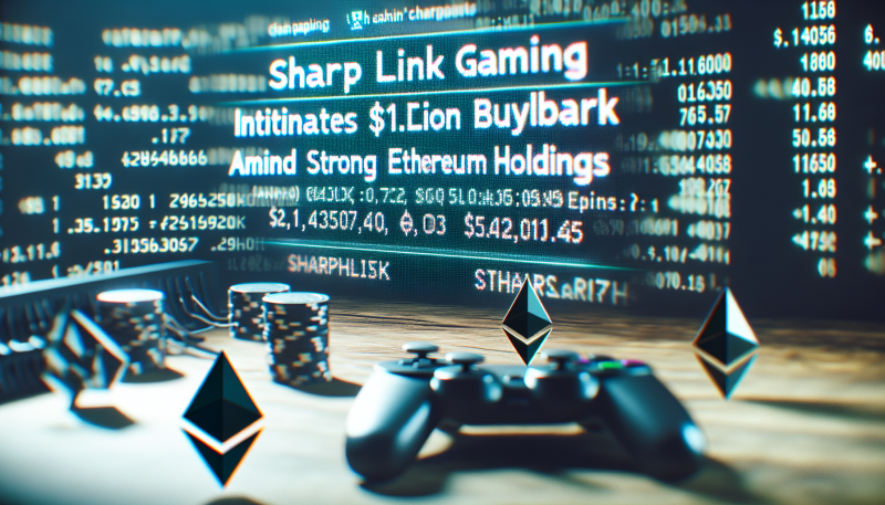 SharpLink Gaming Initiates .5 Billion Share Buyback Amid Strong Ethereum Holdings