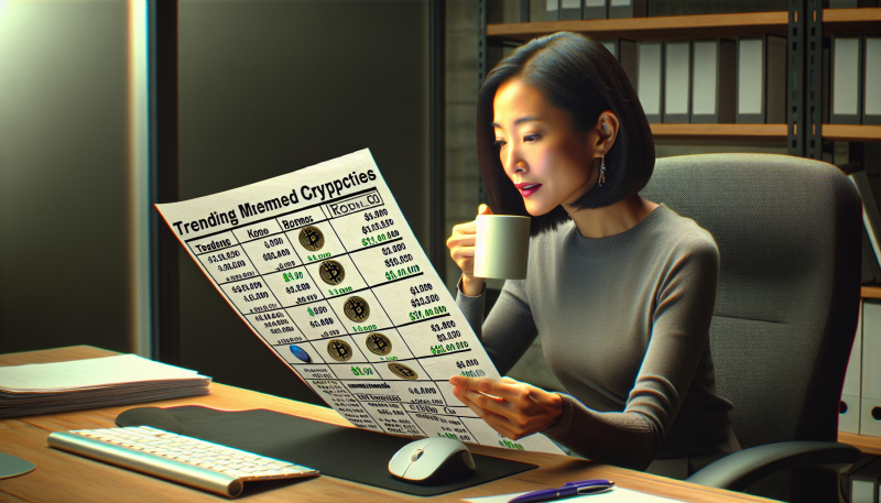 Retail Investors Eye Trending Meme Cryptos Under  as Market Recovers