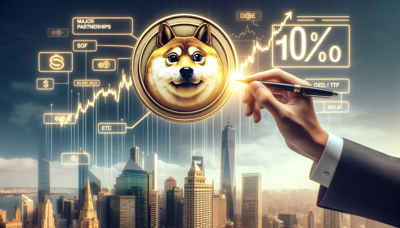Dogecoin Soars 10% Amid Major Partnerships and ETF Launch