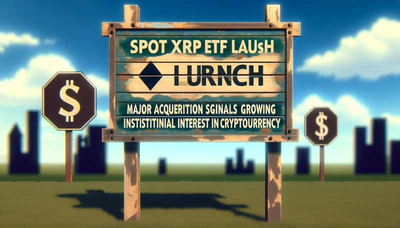 Spot XRP ETF Launch and Major Acquisition Signal Growing Institutional Interest in Cryptocurrency