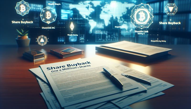 SharpLink Gaming Inc Announces Share Buyback of One Million Shares Amid Digital Asset Strategy