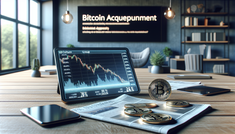 GD Culture Group Shares Plummet 28% After Bitcoin Acquisition Announcement