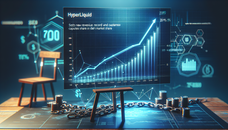 Hyperliquid Sets New Revenue Records and Captures 70% Market Share in DeFi Perpetuals