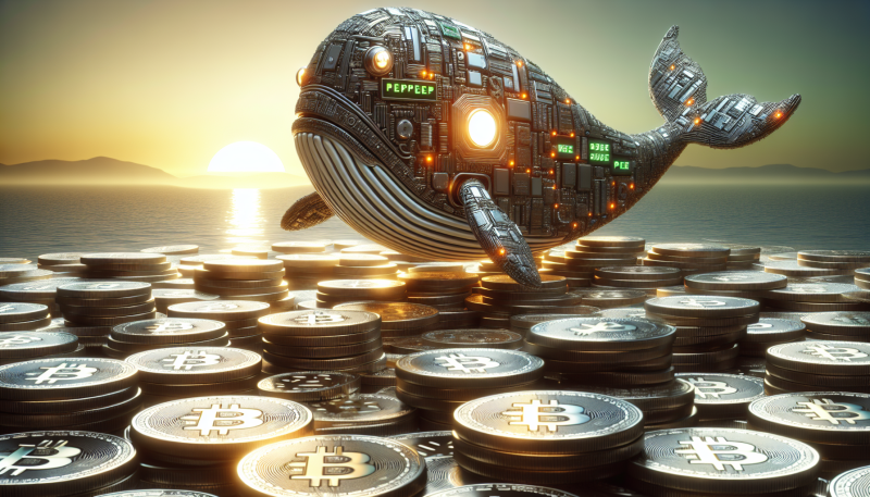 Cryptocurrency Whales Accumulate PEPE on Price Dip, Eyeing Bullish Outlook