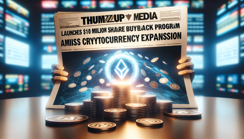 Thumzup Media Launches  Million Share Buyback Program Amidst Cryptocurrency Expansion
