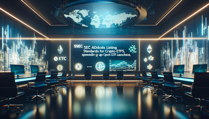 SEC adopts generic listing standards for crypto ETFs, speeding up spot ETF launches