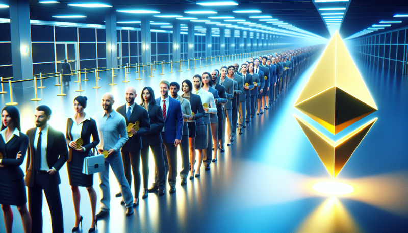 Surge in Ethereum Staking Queue Signals Growing Confidence and Institutional Interest