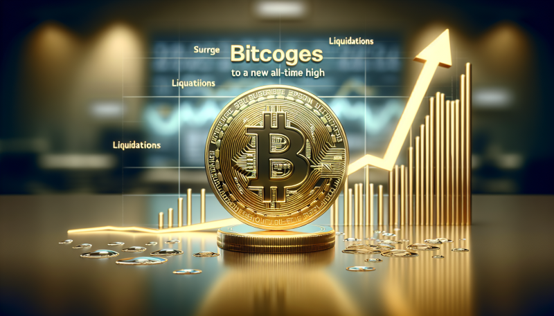 Bitcoin surges to a new all-time high as liquidations spike