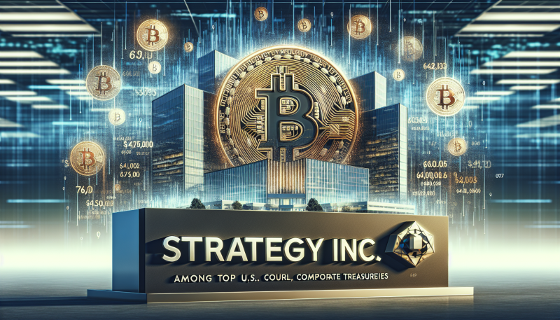Strategy Inc. Holds 640,031 Bitcoin Worth About  Billion, Among Top U.S. Corporate Treasuries