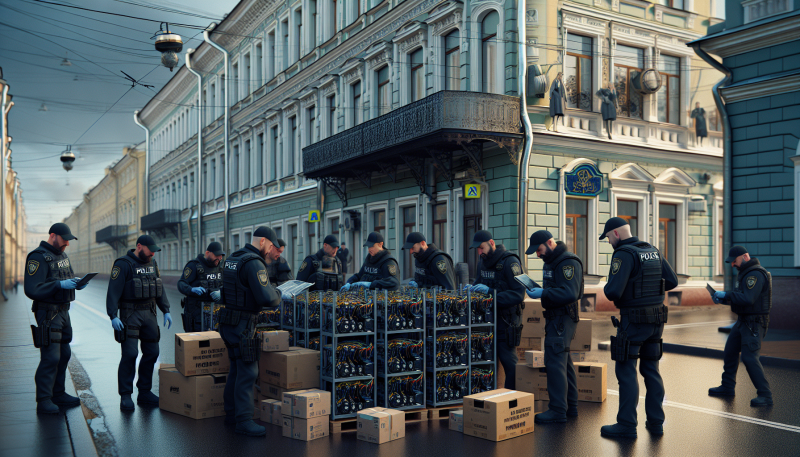 St. Petersburg police raid nets 2,700 crypto mining rigs in meter-tampering case