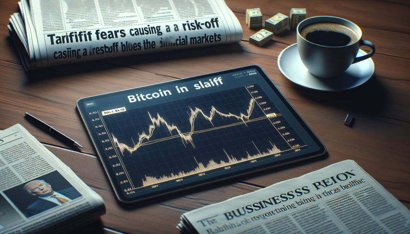 Bitcoin Slumps 9% as Tariff Fears Spark Risk-Off Selloff