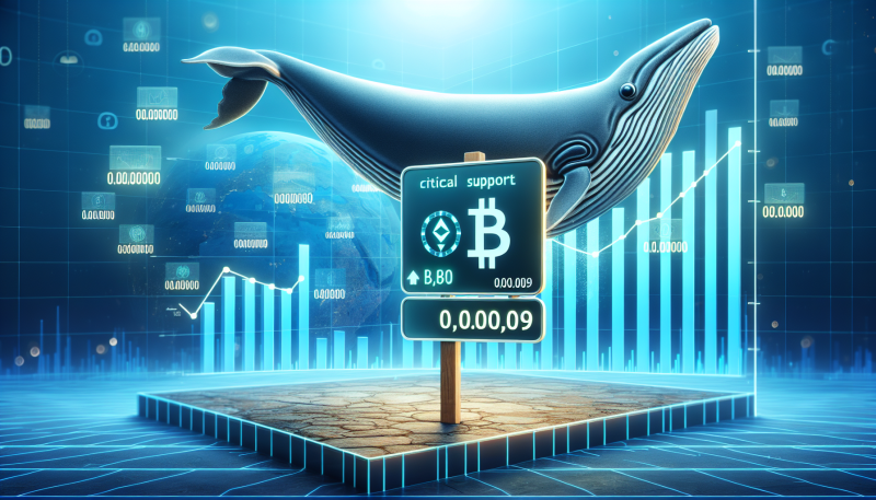 PEPE at Critical 0.000009 Support as Whale Accumulation Sets Up Potential Rally or Break