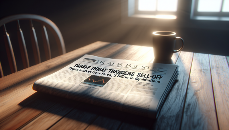 Trump Tariff Threat Triggers Sell-Off as Crypto Market Sees .33 Billion in Liquidations Trump Tariff Threat Triggers Sell-Off as Crypto Market Sees .33 Billion in Liquidations