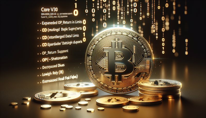 Bitcoin Core v30 Update Expands OP_RETURN Data Limits, Lowers Relay Fees, and Drops Legacy Wallet Support