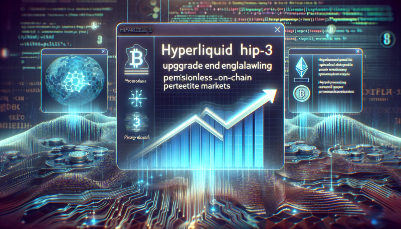 Hyperliquid HIP-3 Upgrade Enables Permissionless On-Chain Perpetual Markets