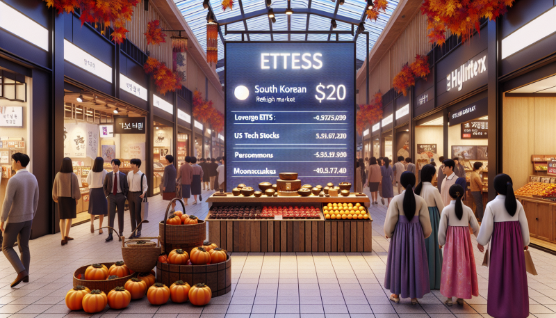 Chuseok Flows Drive South Korean Retail Investors to Leveraged ETFs and US Tech and Crypto Stocks
