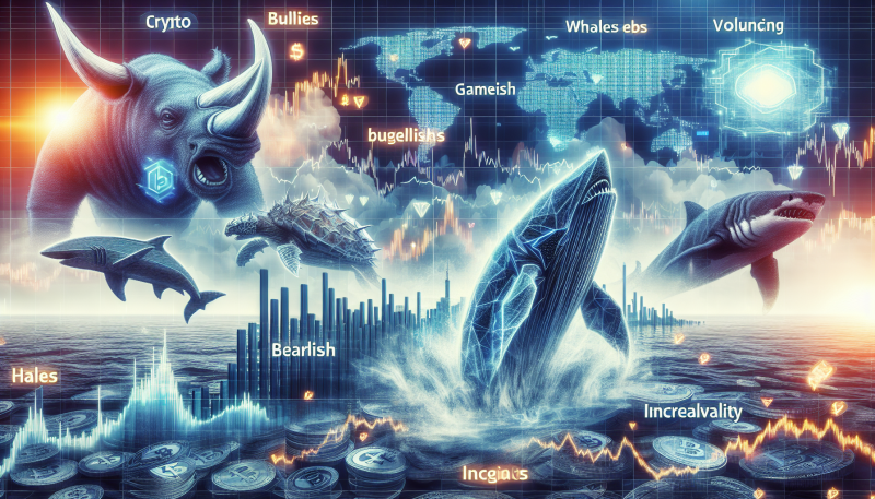 Crypto markets mixed as GameFi leads gains while whales build short bets and volatility rises