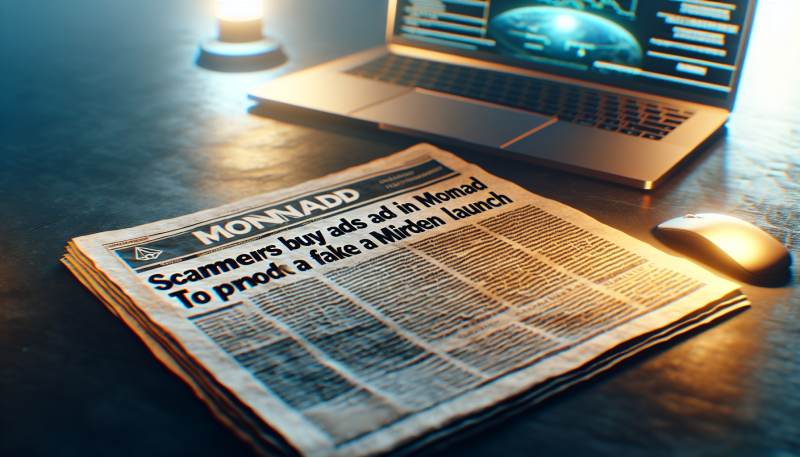 Scammers Buy Ads in Monad Telegram Channel to Promote Fake Airdrop Ahead of MON Token Launch