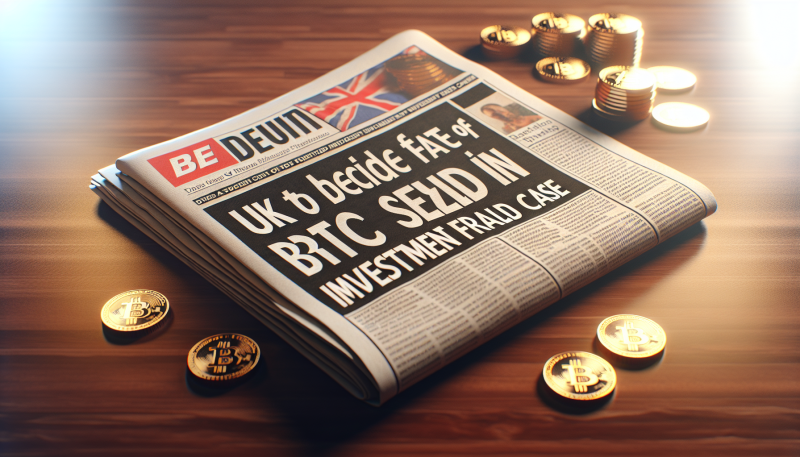 UK to Decide Fate of 61,000 BTC Seized in Major Investment Fraud Case
