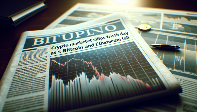 Crypto Market Slips for Third Straight Day as DePIN Dives and Bitcoin and Ethereum Fall