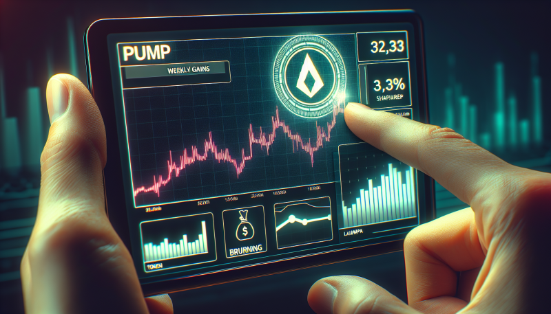 PUMP Posts Weekly Gains as Token Burns Shrink Supply and Dominate Solana Launchpad Market