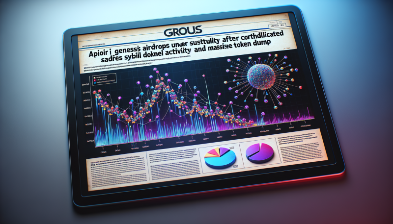 Apriori Genesis Airdrop Under Scrutiny After Coordinated Sybil Activity and Massive Token Dump