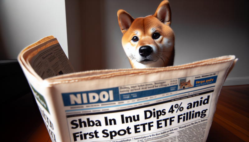 Shiba Inu Dips 4% as Burn Rate Surges 958% Amid First US Spot ETF Filing